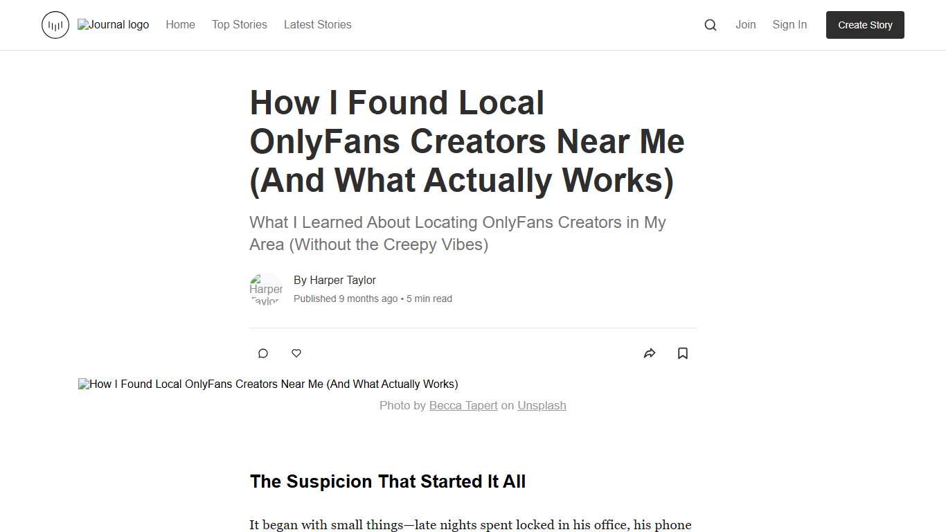 How I Found Local OnlyFans Creators Near Me (And What Actually Works) Journal